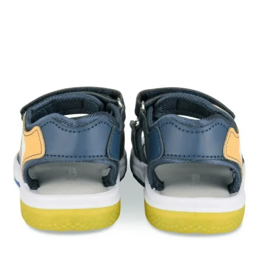 Sandales BLEU Garçon Motif Multicolore Scratch