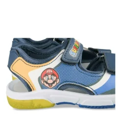 Sandales BLEU Garçon Motif Multicolore Scratch