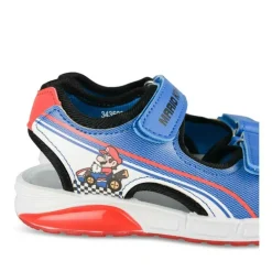 Sandales BLEU Garçon Motif Multicolore Scratch