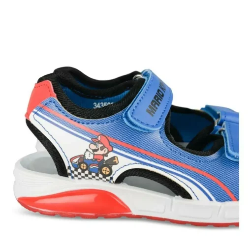 Sandales BLEU Garçon Motif Multicolore Scratch