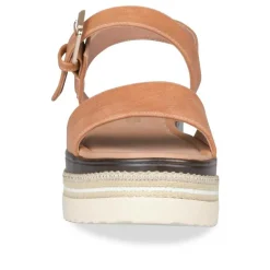 Sandales COGNAC Femme Boucle