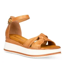 Sandales COGNAC Femme CUIR