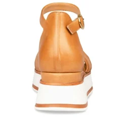 Sandales COGNAC Femme CUIR