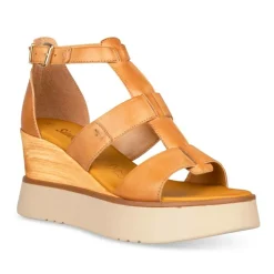 Sandales COGNAC Femme CUIR