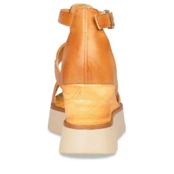 Sandales COGNAC Femme CUIR