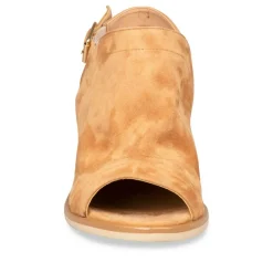 Sandales COGNAC Femme CUIR Boucle
