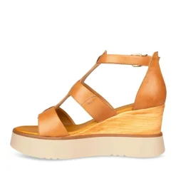 Sandales COGNAC Femme CUIR