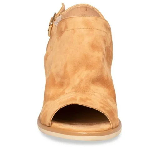 Sandales COGNAC Femme CUIR Boucle