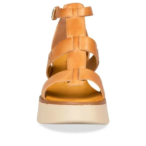 Sandales COGNAC Femme CUIR
