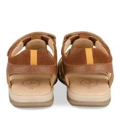 Sandales COGNAC Garçon CUIR Motif Uni Scratch