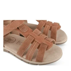 Sandales COGNAC Garçon CUIR Motif Uni Scratch