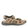 Sandales COGNAC Homme CUIR Motif Uni Scratch