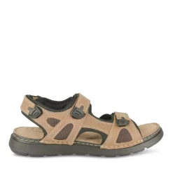Sandales COGNAC Homme CUIR Motif Uni Scratch