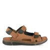Sandales COGNAC Homme CUIR Motif Uni Scratch