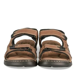 Sandales COGNAC Homme CUIR Motif Uni Scratch