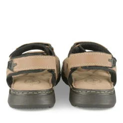 Sandales COGNAC Homme CUIR Motif Uni Scratch