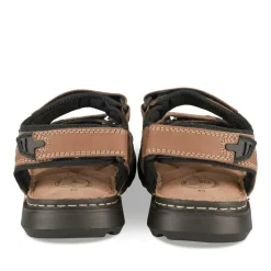 Sandales COGNAC Homme CUIR Motif Uni Scratch