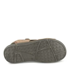 Sandales COGNAC Homme CUIR Motif Uni Scratch