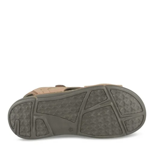 Sandales COGNAC Homme CUIR Motif Uni Scratch