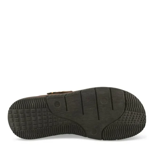 Sandales COGNAC Homme CUIR Motif Uni Scratch