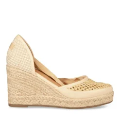 Sandales Corde BEIGE Femme Lacets