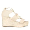 Sandales Corde BEIGE Femme Lacets