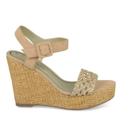 Sandales Corde BEIGE Femme Motif Uni