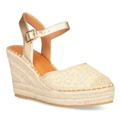 Sandales Corde BEIGE Femme Boucle