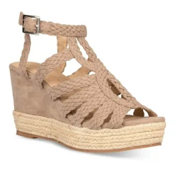 Sandales Corde BEIGE Femme Motif Uni Boucle