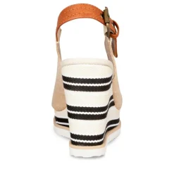 Sandales Corde BEIGE Femme Boucle