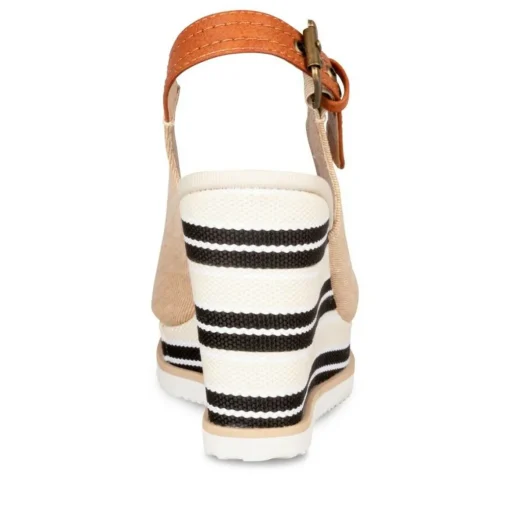 Sandales Corde BEIGE Femme Boucle