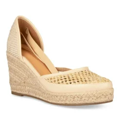 Sandales Corde BEIGE Femme Lacets