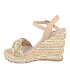 Sandales Corde BEIGE Femme