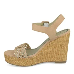 Sandales Corde BEIGE Femme Motif Uni
