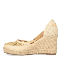 Sandales Corde BEIGE Femme Lacets