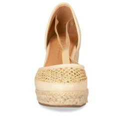 Sandales Corde BEIGE Femme Lacets