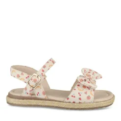 Sandales Corde BEIGE Fille Motif Multicolore Scratch