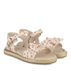 Sandales Corde BEIGE Fille Motif Multicolore Scratch