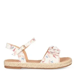 Sandales Corde BLANC Fille Boucle