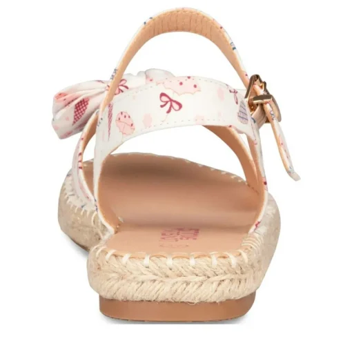 Sandales Corde BLANC Fille Boucle