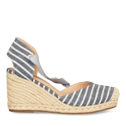 Sandales Corde BLEU Femme Lacets