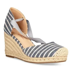 Sandales Corde BLEU Femme Lacets