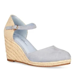 Sandales Corde BLEU Femme Boucle