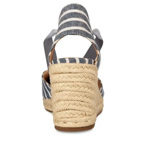 Sandales Corde BLEU Femme Lacets