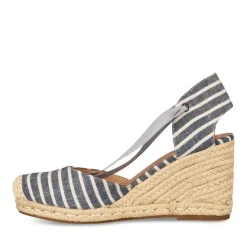 Sandales Corde BLEU Femme Lacets