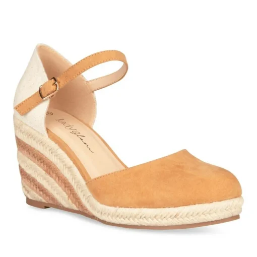Sandales Corde COGNAC Femme Boucle