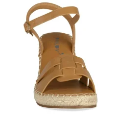 Sandales Corde COGNAC Femme Motif Uni Boucle