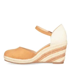 Sandales Corde COGNAC Femme Boucle