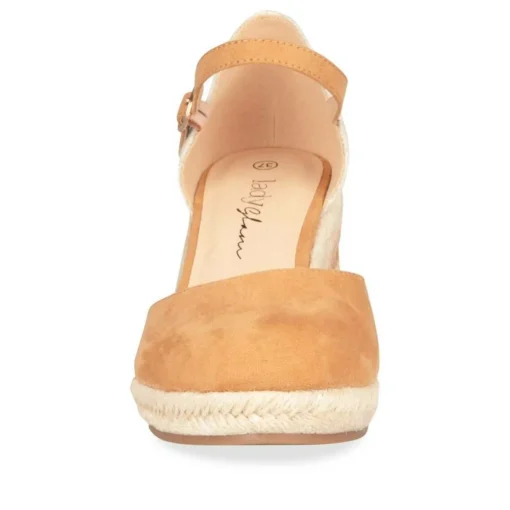 Sandales Corde COGNAC Femme Boucle