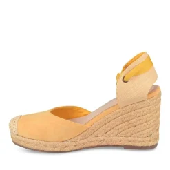 Sandales Corde JAUNE Femme